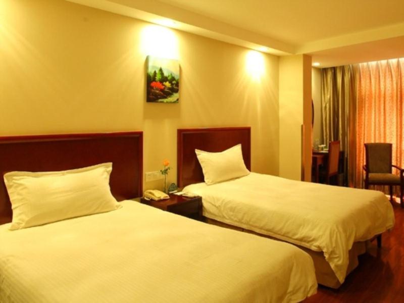 Greentree Inn Jiangsu Nanjing Software Valley Sanjiang University Express Hotel Kültér fotó
