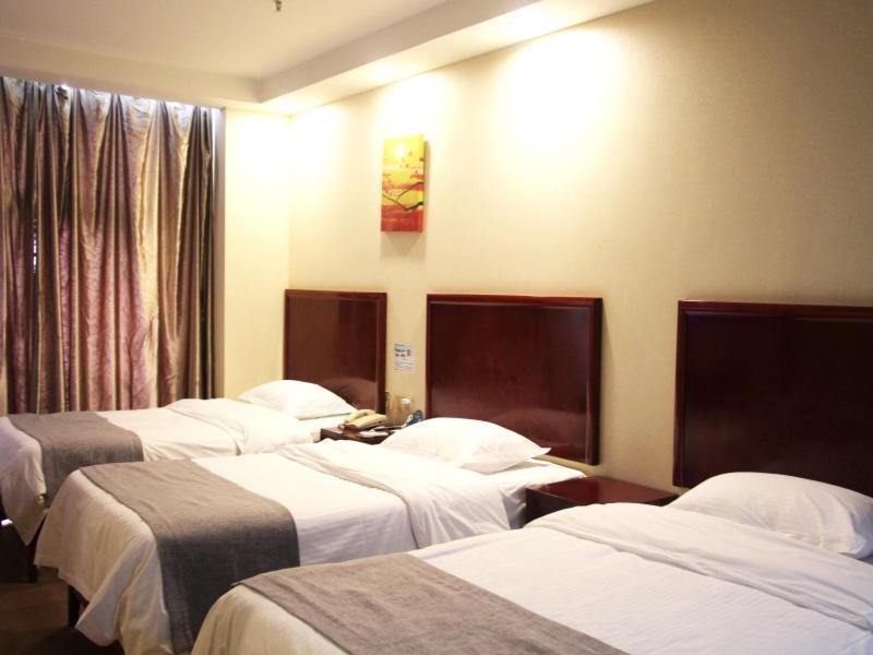 Greentree Inn Jiangsu Nanjing Software Valley Sanjiang University Express Hotel Kültér fotó